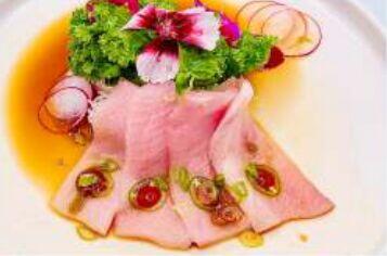 * Yellowtail Carpaccio